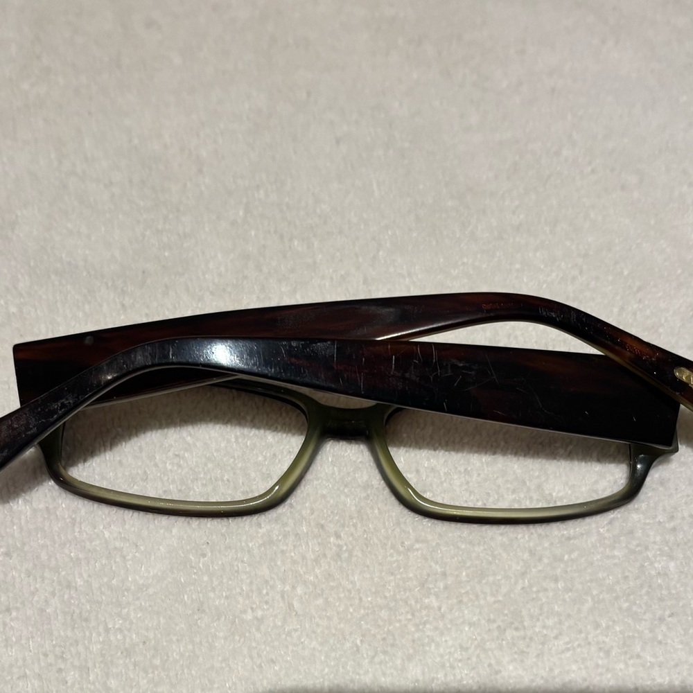 Oliver Peoples Rectangular Tortoise Shell Dorfman… - image 8